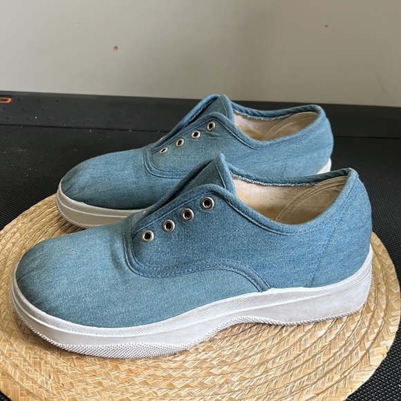 Lelli Kelly Platform Denim Jeans Canvas Sneakers size 41 - Picture 7 of 12